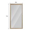 Elegant Full Body Floor Mirror With Artificial Wood Frame, Durable Design - Copper - Image 3