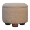 Storage Footstool - Cream - Image 8