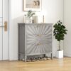 3 Drawer Storage Cabinet, 3 Drawer Modern Dresser, Chest Of Drawers Farmhouse For Entryway, Living Room, Bed Room - Light Gray - Image 8