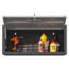 Heavy Duty Metal Wall Mounted Tool Storage Cabinet Steel Metal Garage Storage Cabinet - Black / Gray - Image 8