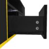 Modern TV Stand For TVs Up To 80", Entertainment Center With 2 Shelves And LED Lights, TV Storage Cabinet With 2 Drawers, 2 Cabinets And Metal Legs For Living Room - Black - Image 16