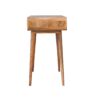 Curved Writing Desk - Oak - Image 4