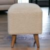 Squoval - Bench - Cream / Brown - Image 9