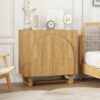2 Door Cabinet, Suitable For Bedroom - Natural - Image 4