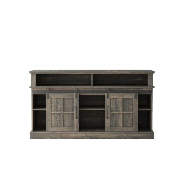 TV Stand With Storage Cabinet And Shelves, TV Console Table Entertainment Center For Living Room, Bedroom - Old Pine
