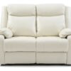 Stylish Reclining Love Seat For Two - Pearl - Image 2