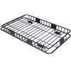 Rooftop Cargo Carrier Basket Universal Fit 64" Steel With Wind Fairing - Black - Image 5