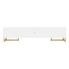 TV Stand, Entertainment Center TV Media Console Table, Modern TV Stand With Storage, TV Console Cabinet Furniture For Living Room - White - Image 17