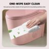1.1 / 1.60 Gpf Dual-Flush One Piece Toilet, Water-Saving Elongated Comfort Height Floor Mounted, Soft Close 1000 Gram Map Flushing Score Toilet 23T01-Rs - Rose - Image 31