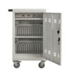 30 And 2 Bay Mobile School Charging Cart Station For Chromebook, Tablet And Laptop Computer With Power Strip Included - Antique White - Image 6