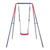 Xiunan Leisure - 2 In 1 Baby Swing Set Safe Playground Accessory - Blue / Red - Image 7