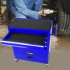 4 Drawers Multifunctional Tool Cart With Wheels - Blue - Image 23