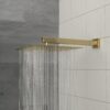 Square Rainfall Shower Head Stainless Steel, Full Body Coverage, Wall / Ceiling Mount Luxury Bathroom Fixture - Gold - Image 2