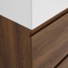 Modern Freestanding Bathroom Vanity With Single Undermount Sink And Double Drawers - Brown - Image 22
