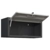 Heavy Duty Metal Wall Mounted Tool Storage Cabinet Steel Metal Garage Storage Cabinet - Black / Gray - Image 7