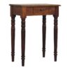 Turned Leg Writing Desk - Chestnut - Image 3