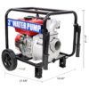 Gas Engine Powered Water Pump 3" Inlet & Outlet 7Hp 212Cc Epa Certified With Wheels And Handle - Black / Red - Image 3