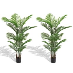 Artificial Areca Palm Plant 160 Cm Tall Faux Tropical Dypsis Lutescens Tree Indoor Outdoor Decor - Green