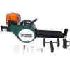 Portable Double Flywheel Electric Log Splitter 7 Ton Gas Log Splitter With Auto Return Steel - Gray - Image 16