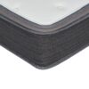 12'' Queen Size Hybrid Mattress In A Box, Plush Gel Memory Foam Mattress Top With Pocket Coil Base - Gray / White - Image 7