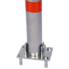 Parking Bollard Pole Barrier With Lock For Car Parking Protection - Gray - Image 6