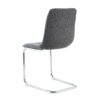 Modern Simple Light Luxury Dining Chair With Metal Legs For Home And Bedroom, (Set of 2) - Dark Gray - Image 10