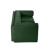 2 Seater Sofa With Storage Seat And Cylindrical Backrest Modern Fabric Loveseat - Green - Image 12