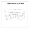 Left Arm Facing Sectional Sofa With Recline And Storage - White - Image 3