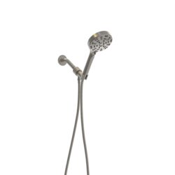 Multi Function Adjustable Hand Shower 8 Function Hand Shower, Plastic Construction - Brushed Nickel