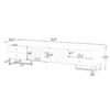 TV Stand, Entertainment Center TV Media Console Table, Modern TV Stand With Storage, TV Console Cabinet Furniture For Living Room - White - Image 2