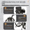 Lightweight Foldable Nursing Wheelchair For Adults Double X Force Support, 300Lbs Capacity, Breathable Cushion & Anti Backflip Design With Tires, Adjustable Seat Belt, Quick Release Wheels - Gray - Image 9