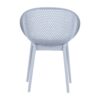 2 Piece Durable Single Chair With Mesh Hollow Out Design - Light Gray - Image 9