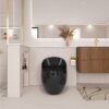Egg Shape Toilet 1 Piece 1.28 Gpf Single Flush Ceramic - Black - Image 5