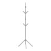 Coat Rack, Hall Tree, Free Standing, 8 Hooks, Entryway, Contemporary & Modern - Silver - Image 4