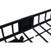 Motoring Rooftop Cargo Carrier Basket Steel 42" Universal Fit Roof Rack - Black - Image 8