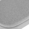 Ottoman Oval Storage Bench With Rubber Wood Legs Linen - Gray - Image 13