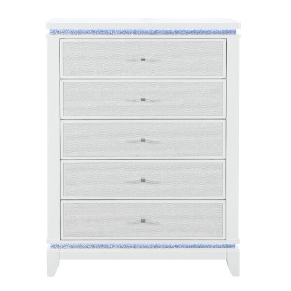 Adalid - Chest With LED Lighting - White