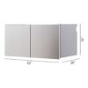 Nova Series - Wood Wall Mounted Garage Cabinet - Dark Gray - Image 3