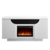 Alessia - Fireplace With 15 Temperature Settings - White - Image 7