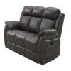Steban - 3 Pieces Living Room Set With Sofa, Loveseat, Recliner - Gray - Image 13