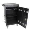Mobile Charging Cart For Tablets Laptops 35 Device Capacity Matt Metal - Matt Black - Image 7