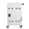 Mobile Charging Cart For Tablets Laptops 35 Device Capacity Matt Metal - Antique White - Image 5