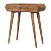 Mini Round Dressing Table - Oak - Image 2
