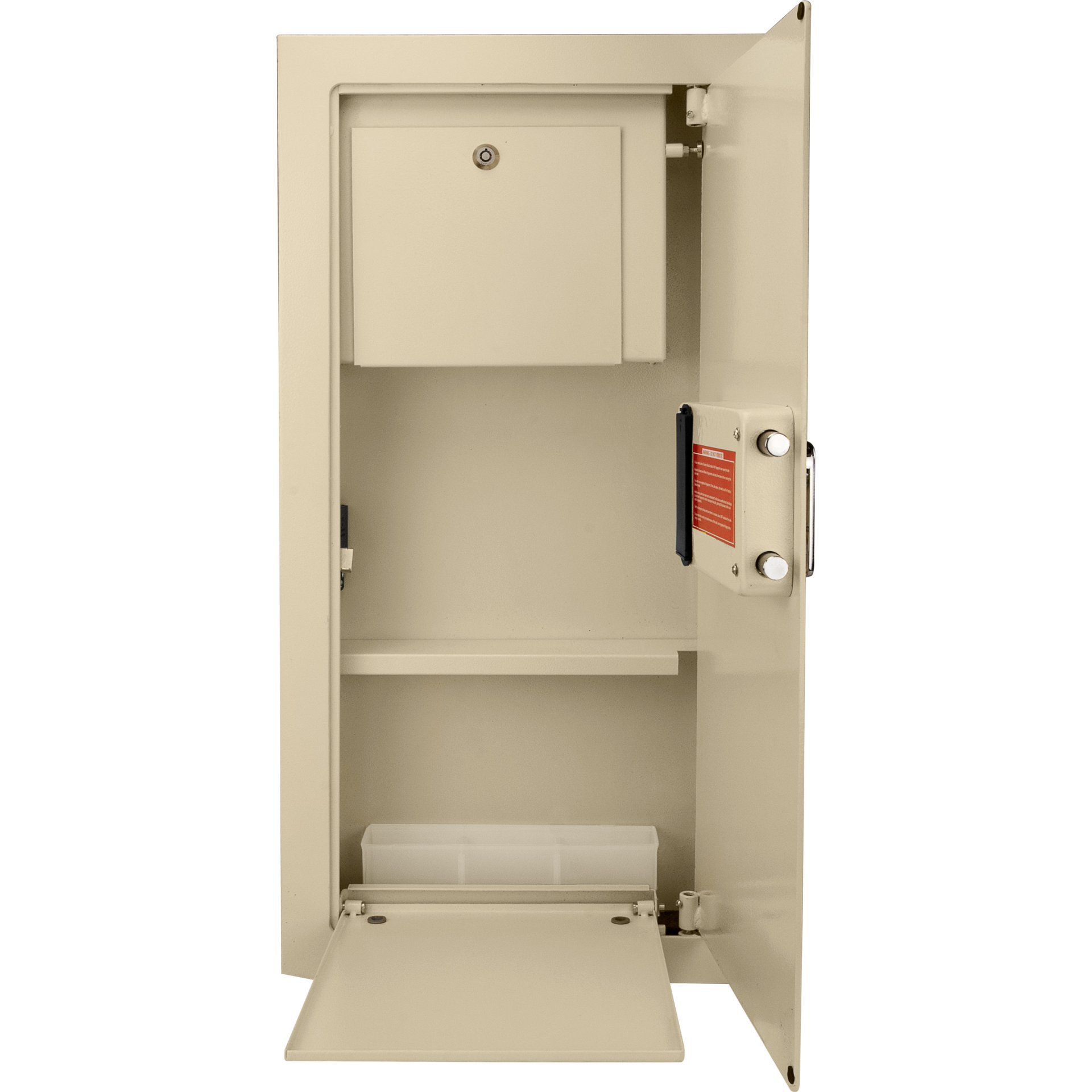 0.82 Cubic Ft Biometric Wall Safe - Beige - Image 5