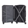 Set 3 Pieces 20" / 24" / 28" Abs Spinner Wheel Luggage, Matching Color, With Combination Lock - Black - Image 19