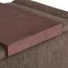 Bretton - Lift Top Storage Ottoman - Deep Umber Brown - Image 4
