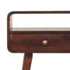 Curved Console Table - Walnut - Image 6