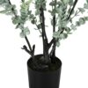 44" Tall, Artificial Plant, Eucalyptus Tree, Indoor, Faux, Fake, Floor, Greenery, Potted, Real Touch, Decorative - Green / Black - Image 2