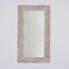 Handcarved Rectangle Mirror Accent With 3mm Glass - Antique White - Image 2
