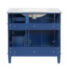 Bathroom Vanity With Sink, Soft Close Doors, Construction - Blue - Image 15